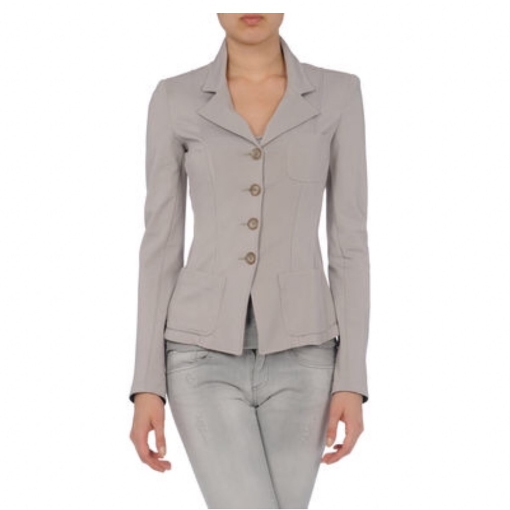 Armani Collezioni gray knit blazer size 38, US 2